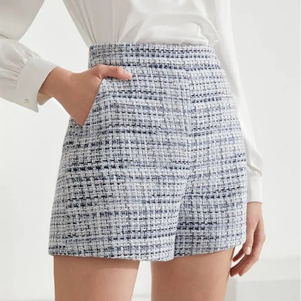 *BNWT* Tweed High-Waisted Shorts